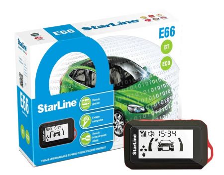 Автосигнализация StarLine E66 V2 BT ECO 2CAN+4LIN