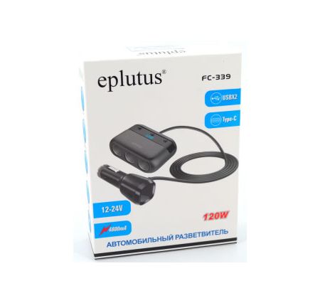 Разветвитель прикуривателя Eplutus FC-339