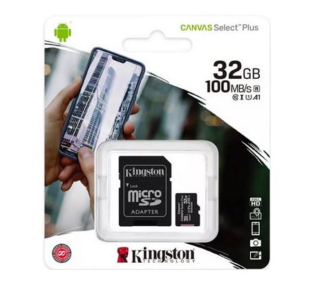 Карта памяти MicroSD Kingston 32Gb Class10
