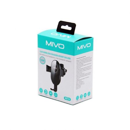 Автомобильный держатель с беспроводное зарядкой Mivo MZ14