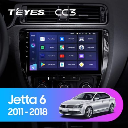 Магнитола Teyes CC3 10.2" 3+32G Volkswagen Jetta 6 (2011-2018)