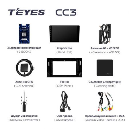 Магнитола Teyes CC3 10.2" 3+32G Skoda Kodiaq (2016-2021)