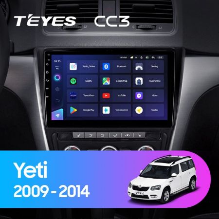 Магнитола Teyes CC3 10.2" 3+32G Skoda Yeti (2009-2014)