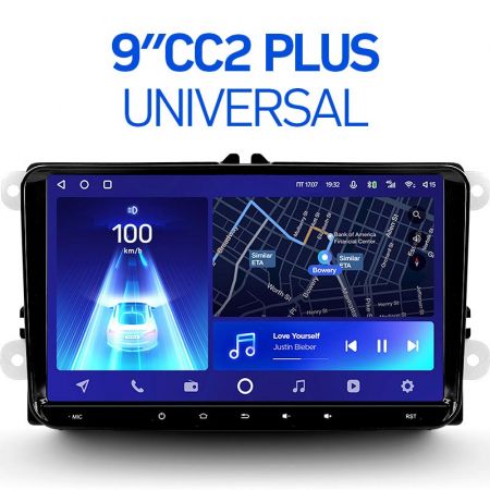 Магнитола Teyes CC2+ Plus 3+32 9" для Volkswagen Skoda
