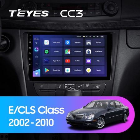 Магнитола Teyes CC3 9" 3+32G Mercedes Benz E-Class W211 S211 CLS-Class C219 (2002-2010)