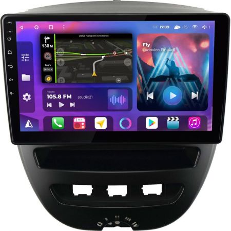 Штатная магнитола FarCar s400 для Peugeot 107, Citroen C1, Toyota Aygo на Android (TM3072M)