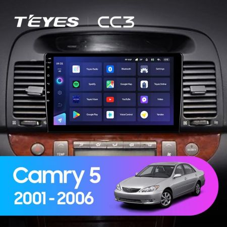 Штатная магнитола Teyes CC3 10" 3+32G для Toyota Camry 2001-2006
