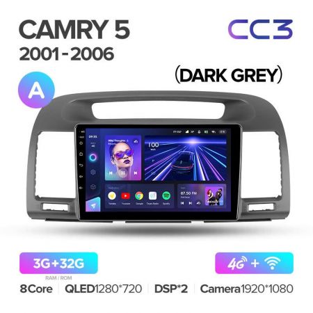 Штатная магнитола Teyes CC3 10" 3+32G для Toyota Camry 2001-2006