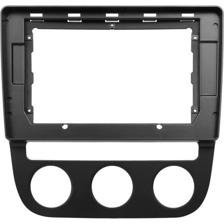 Переходная рамка 10" + CANBUS провода для Volkswagen Jetta 5 2005-2010 климат