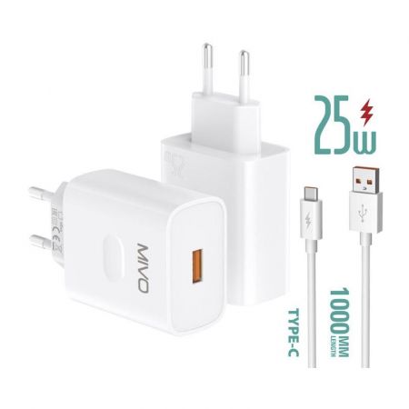 Сетевое зарядное устройство Mivo MP-250Q 25W
