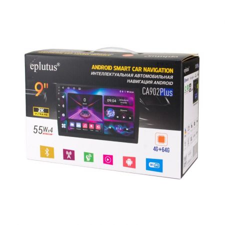 Автомагнитола 9" Eplutus CA902 Plus 4+64Gb на Android 15