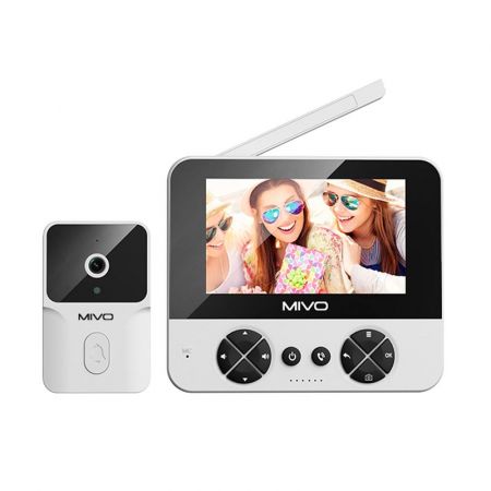Беспроводной Wi-Fi дверной звонок с глазком Mivo ML-343