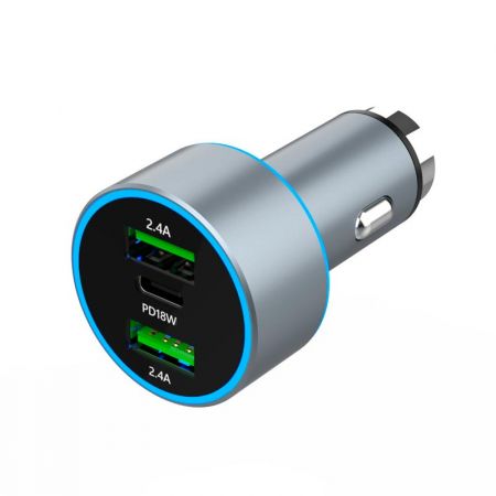 Автомобильное зарядное устройство Mivo MU-344Q Type-C USB