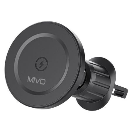 Магнитный держатель для телефона Mivo MZ-40 на воздуховод с беспроводной зарядкой