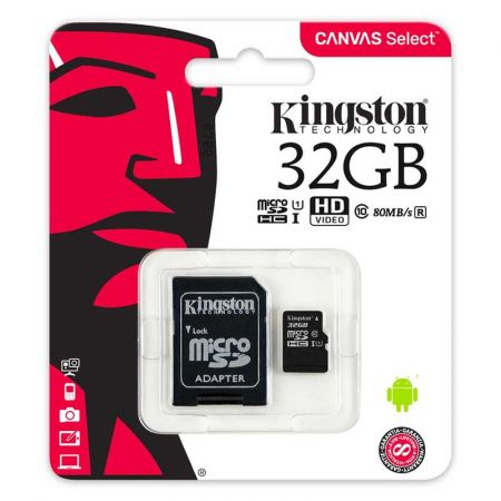 Микросд карта памяти Kingston UHS-I 32Gb