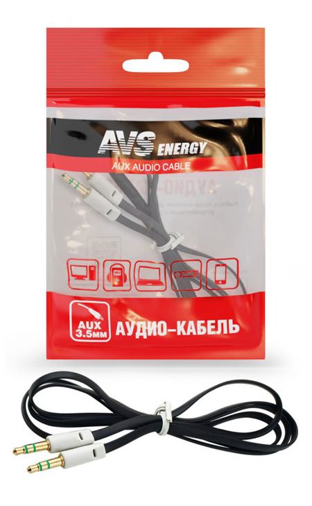 Кабель AVS с разъемом 3,5 jack - 3,5 jack
