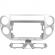 Переходная рамка 9" + CANBUS провода для Volkswagen Tiguan 2006-2017 (серебро)