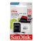 Карта памяти SanDisk MicroSD 16GB Class 10 Ultra (80 Mb/s) с адаптером