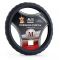 Оплетка на руль из кожи AVS GL-165M-B